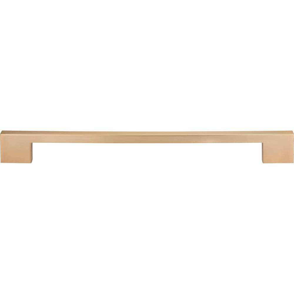 Atlas - Thin Square Pull 11 5/16 Inch (c-c) Champagne - Champagne