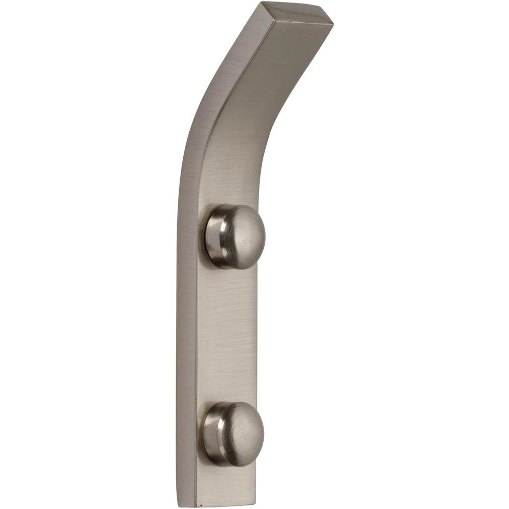 Atlas - Solange Bath Hook  Brushed Nickel - Brushed Nickel