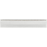 Atlas - Crystal Inset Thin Pull 3 3/4 Inch (c-c) Matte Chrome - Matte Chrome