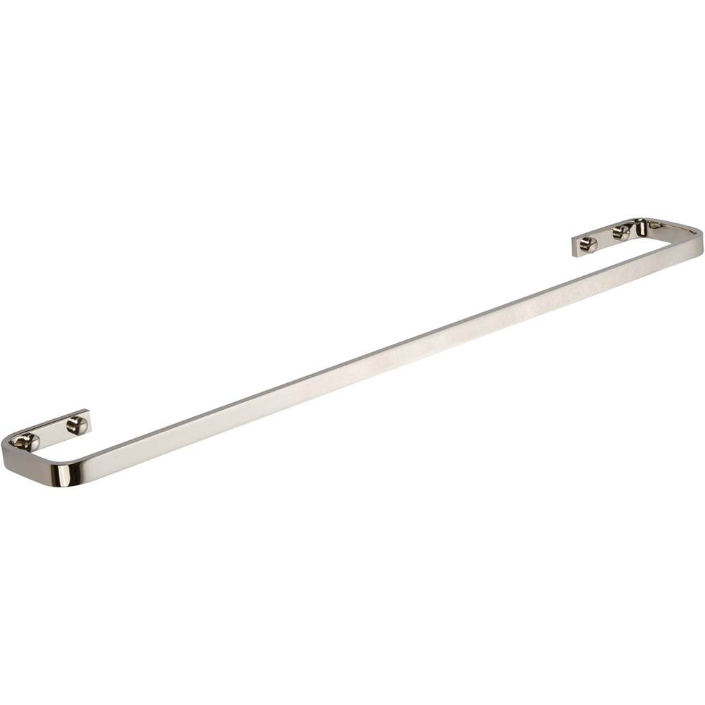 Atlas - Solange Bath Towel Bar 24 Inch Single Polished Nickel - Polished Nickel
