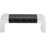 Atlas - Paradigm Pull 3 Inch (c-c) CH and Black Croc Leather - Polished Chrome, Black Croc Leather
