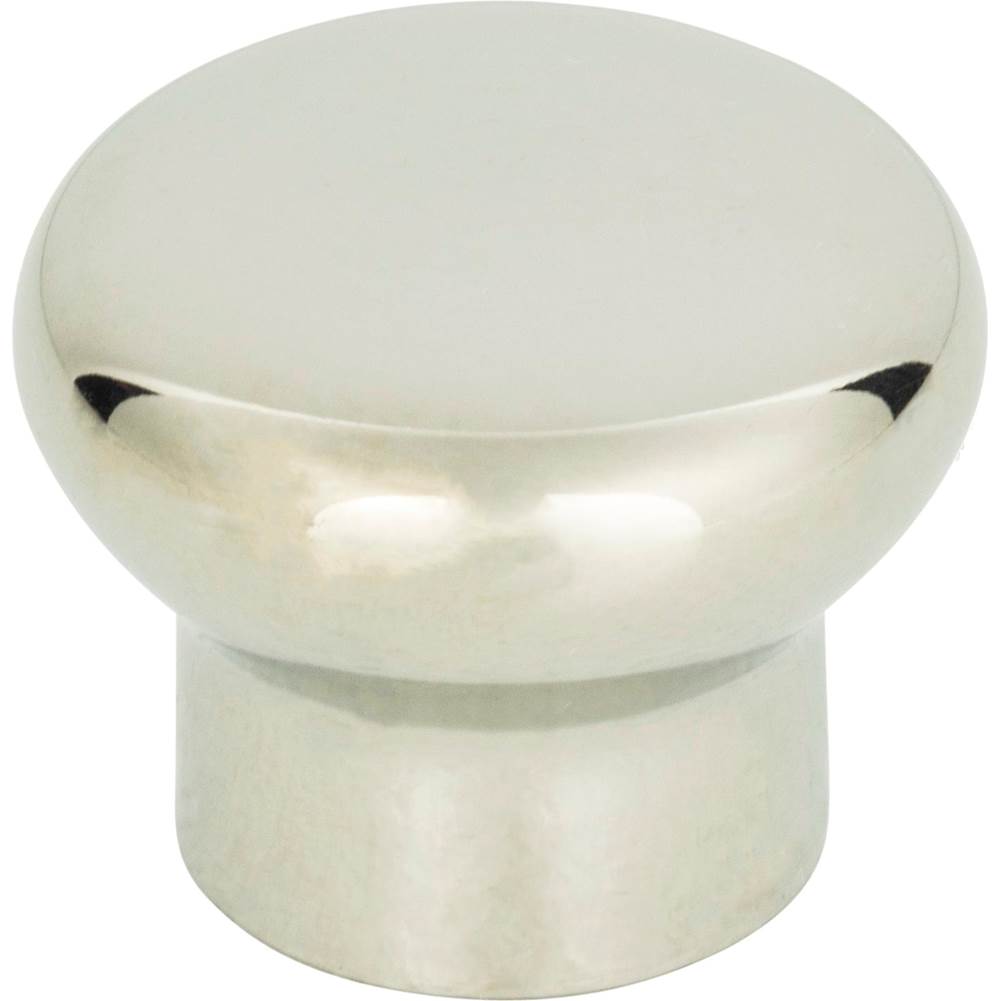 Atlas - Round Knob 1 1/4 Inch Polished Stainless Steel - Stainless Steel