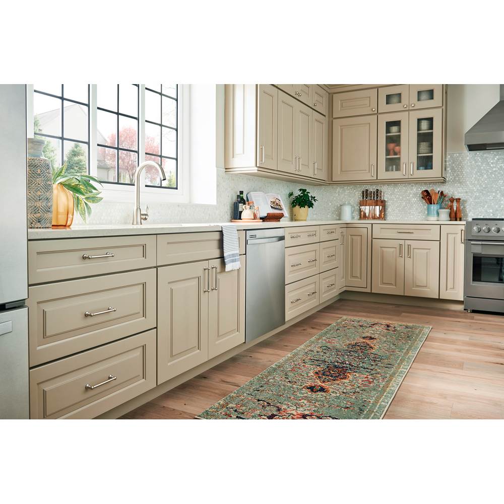 Victoria Pull 7 9/16 Inch (c-c) Brushed Satin Nickel