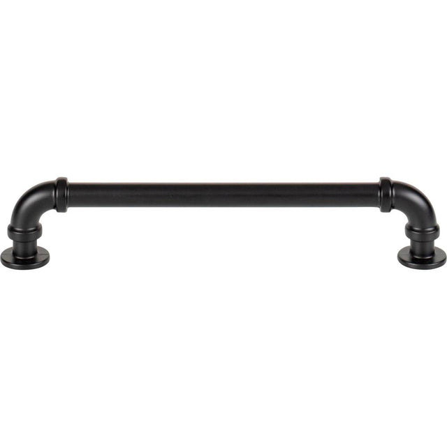 Atlas - Steam Punk Pull 6 5/16 Inch (c-c) Matte Black - Matte Black