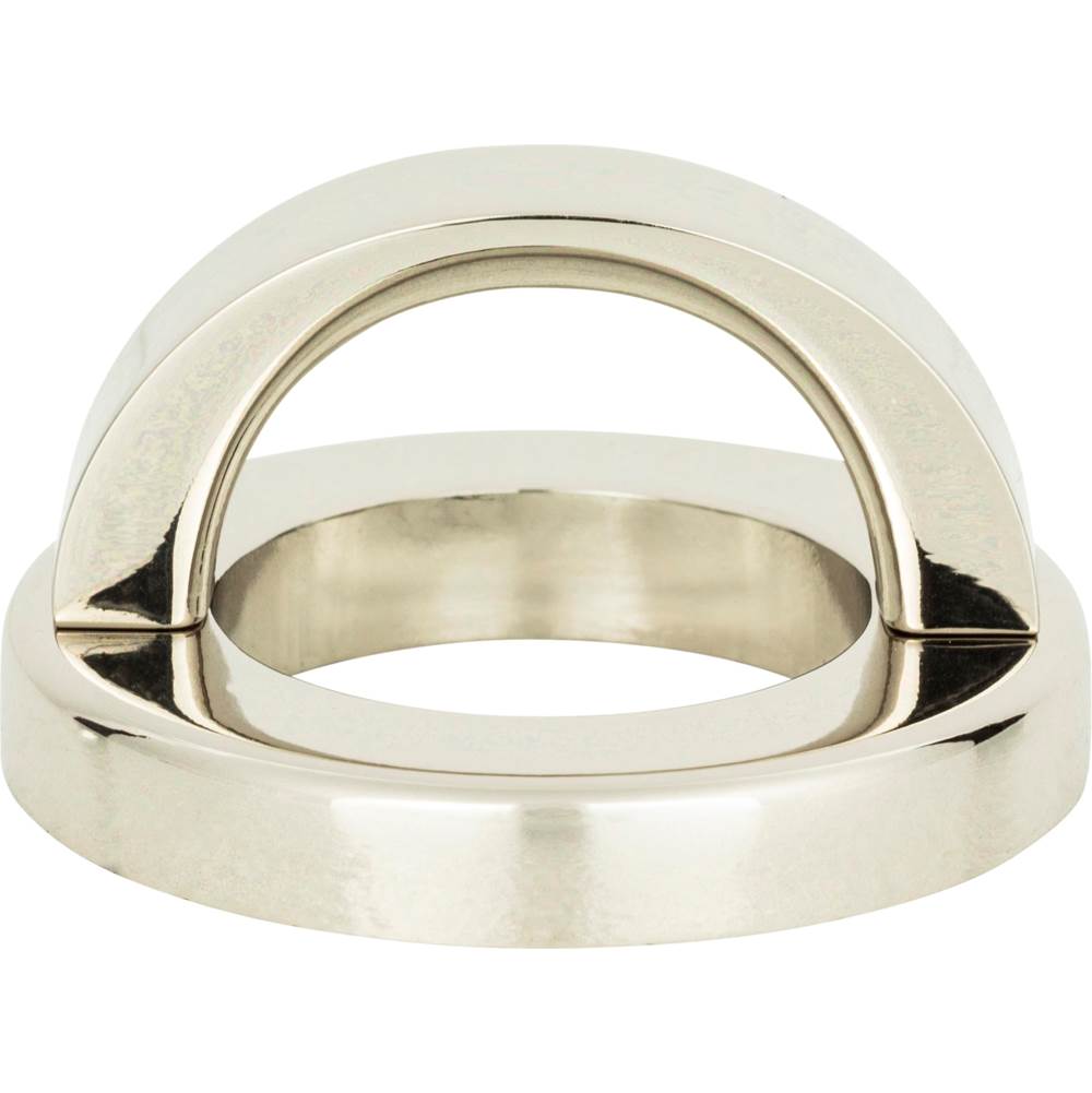 Atlas - Tableau Round Base and Top 1 7/16 Inch (c-c) Polished Nickel - Polished Nickel