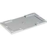 Campaign L-Bracket Backplate 3 11/16 Inch Brushed Nickel
