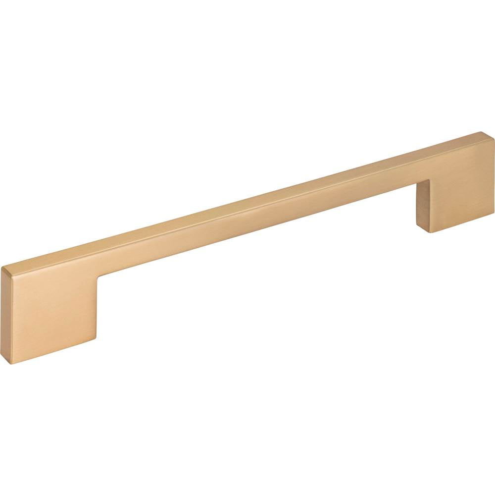 Thin Square Pull 7 9/16 Inch (c-c) Matte Black