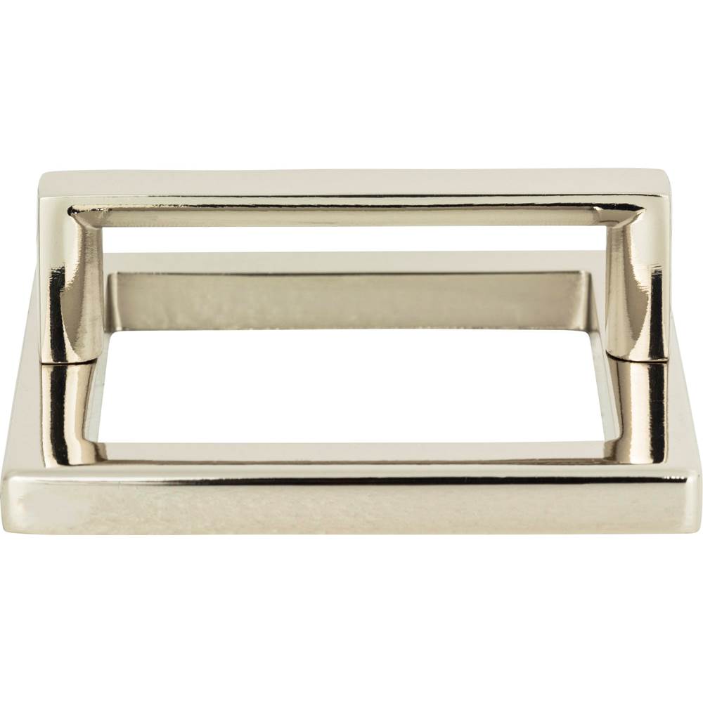 Atlas - Tableau Square Base and Top 2 1/2 Inch (c-c) Polished Nickel - Polished Nickel