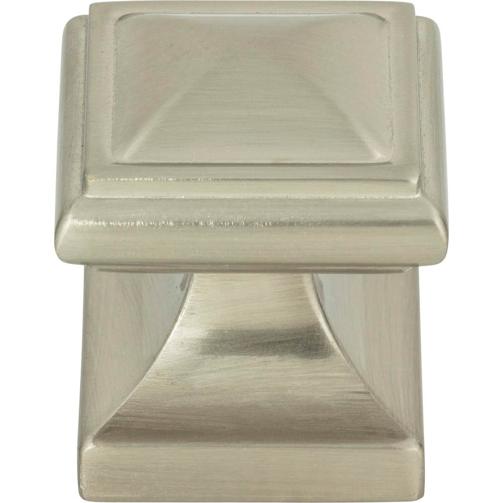 Atlas - Wadsworth Knob 1 1/4 Inch Brushed Nickel - Brushed Nickel