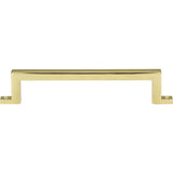 Atlas - Campaign Bar Pull 5 1/16 Inch (c-c) Polished Brass - Polished Brass