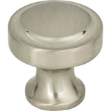 Atlas - Bradbury Knob 1 1/4 Inch Brushed Nickel - Brushed Nickel