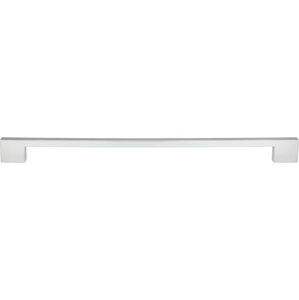 Atlas - Thin Square Appliance Pull 18 Inch (c-c) Polished Chrome - Polished Chrome