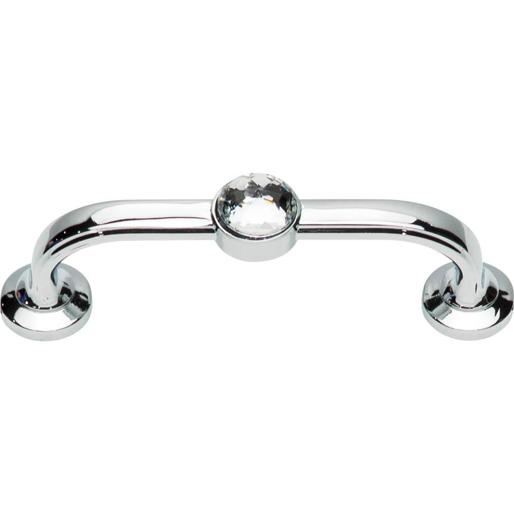 Legacy Crystal Bracelet Pull 3 Inch (c-c) Matte Black