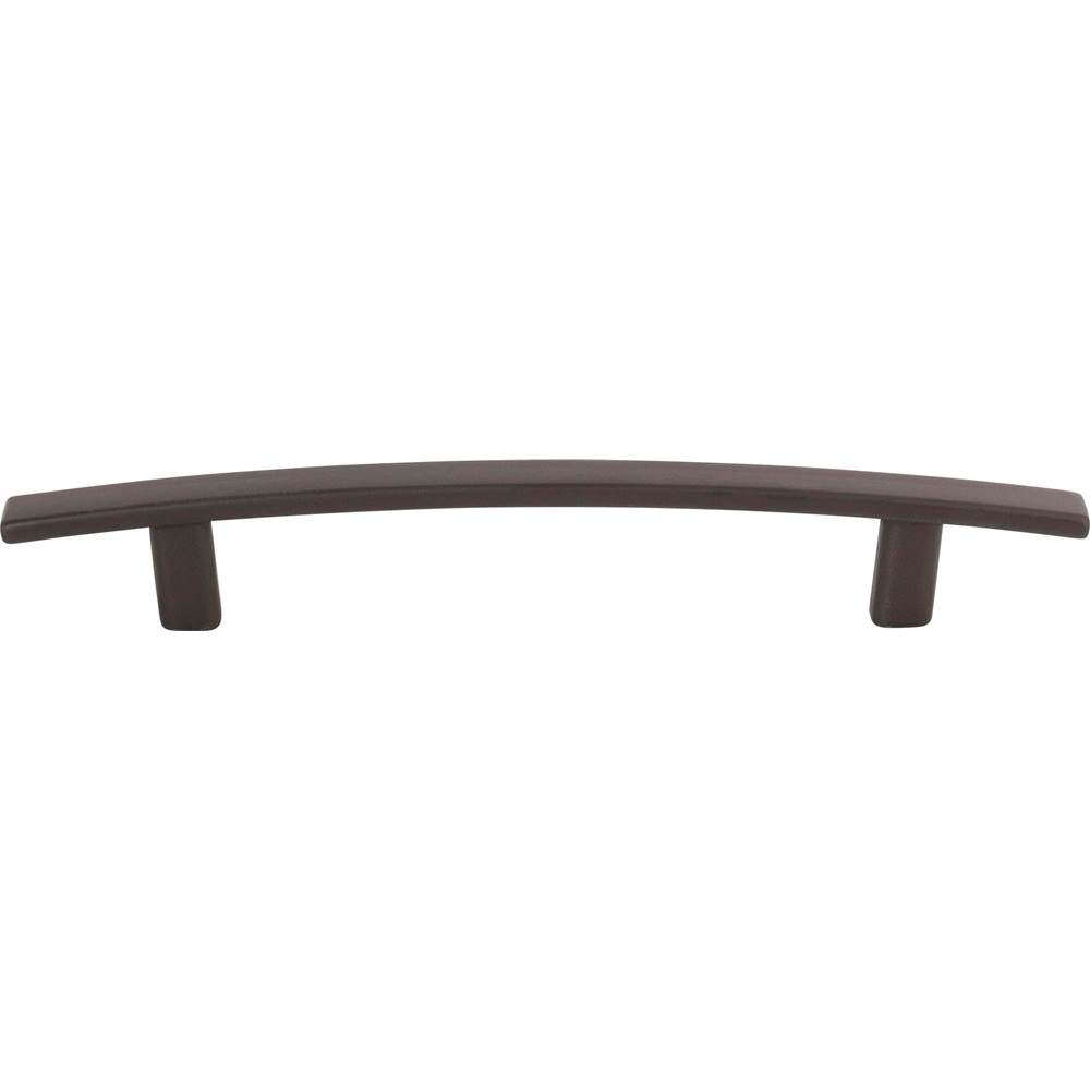 Atlas - Curved Line Pull 5 1/16 Inch (c-c) Aged Bronze - Aged Bronze