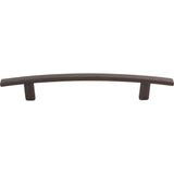 Atlas - Curved Line Pull 5 1/16 Inch (c-c) Aged Bronze - Aged Bronze