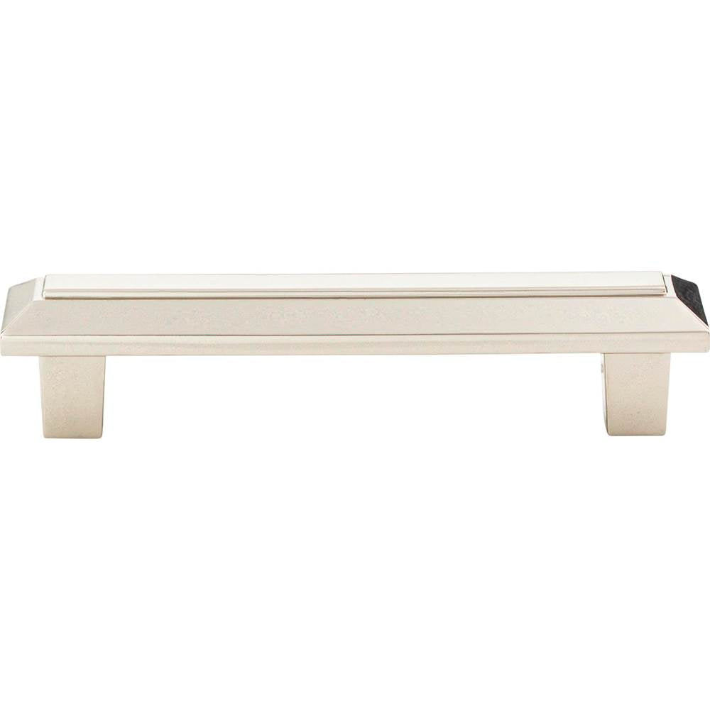 Atlas - Trocadero Pull 3 3/4 Inch (c-c) Polished Nickel - Polished Nickel