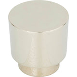 Atlas - Tom Tom Knob 1 1/4 Inch Polished Nickel - Polished Nickel