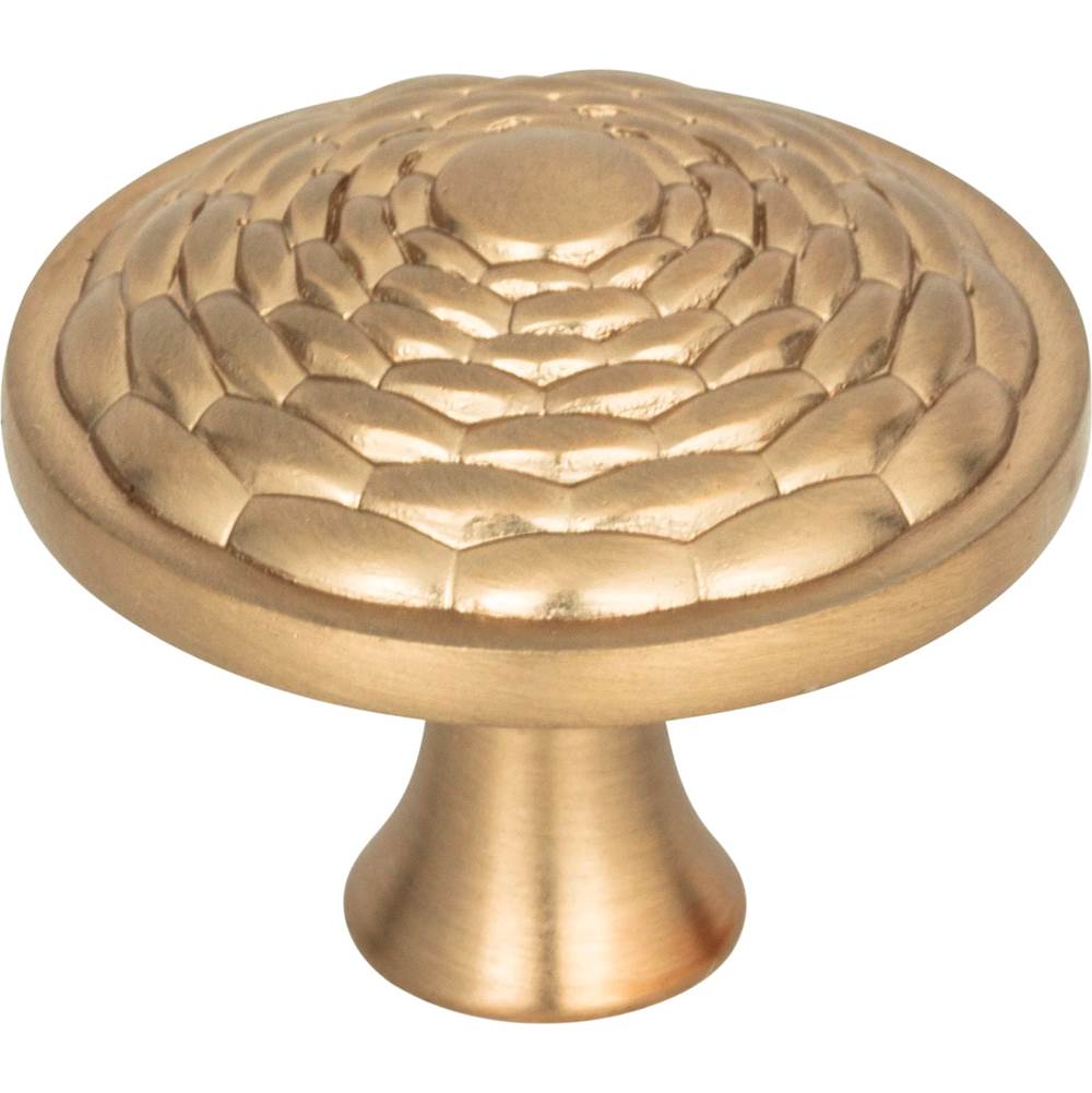 Atlas - Mandalay Round Knob 1 5/16 Inch Champagne - Champagne