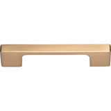 Thin Square Pull 3 3/4 Inch (c-c) Matte Black