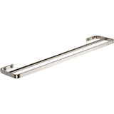 Atlas - Solange Bath Towel Bar 24 Inch Double Polished Nickel - Polished Nickel