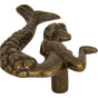 Atlas - Mermaid Knob Left 2 1/2 Inch Burnished Bronze - Burnished Bronze