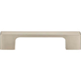 Atlas - Thin Square Pull 3 3/4 Inch (c-c) Brushed Nickel - Brushed Nickel
