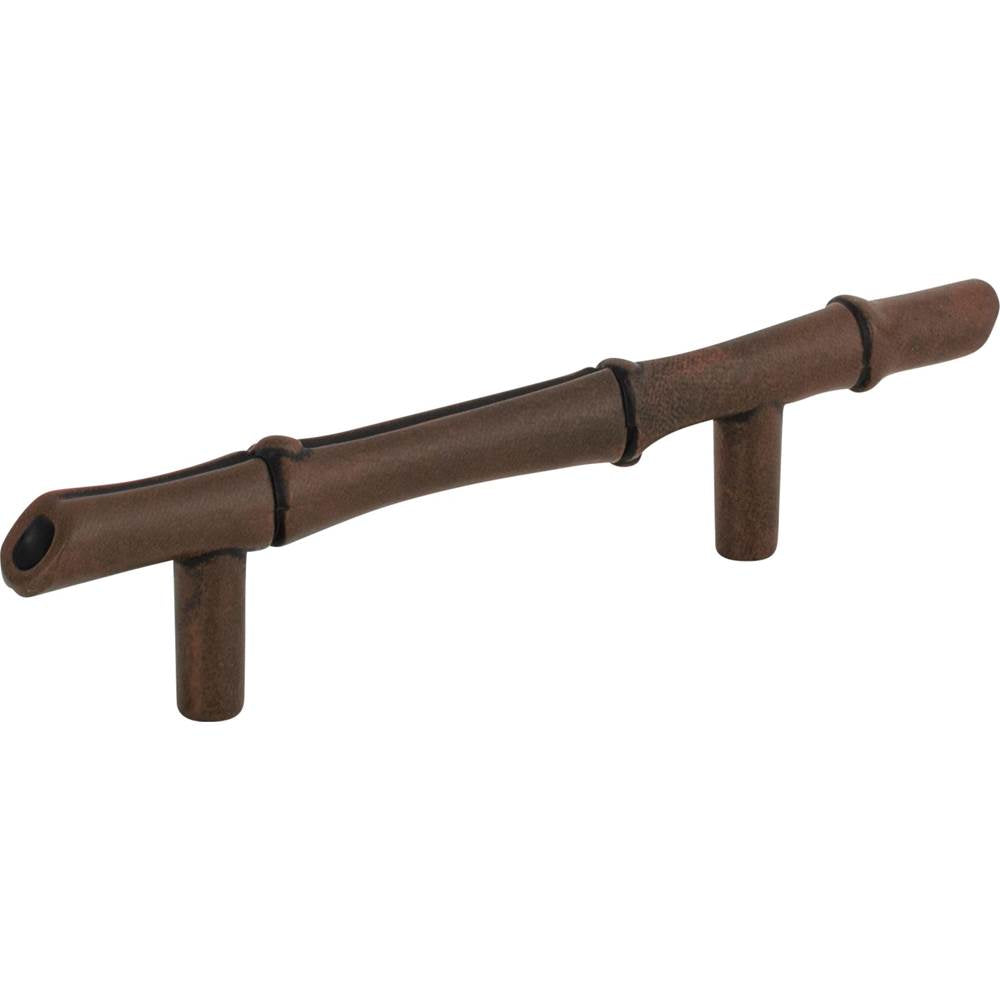 Bamboo Pull 3 Inch (c-c) Burnished Bronze