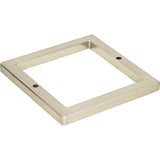 Tableau Square Base 3 Inch Brushed Nickel
