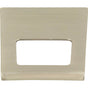 Atlas - Mid Century Tab Pull 1 1/4 Inch (c-c) Brushed Nickel - Brushed Nickel