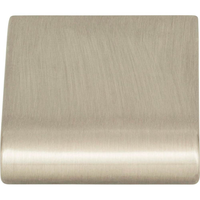 Atlas - Round Rail Knob 1 1/8 Inch Brushed Nickel - Brushed Nickel