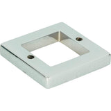Tableau Square Base 1 7/16 Inch Brushed Nickel
