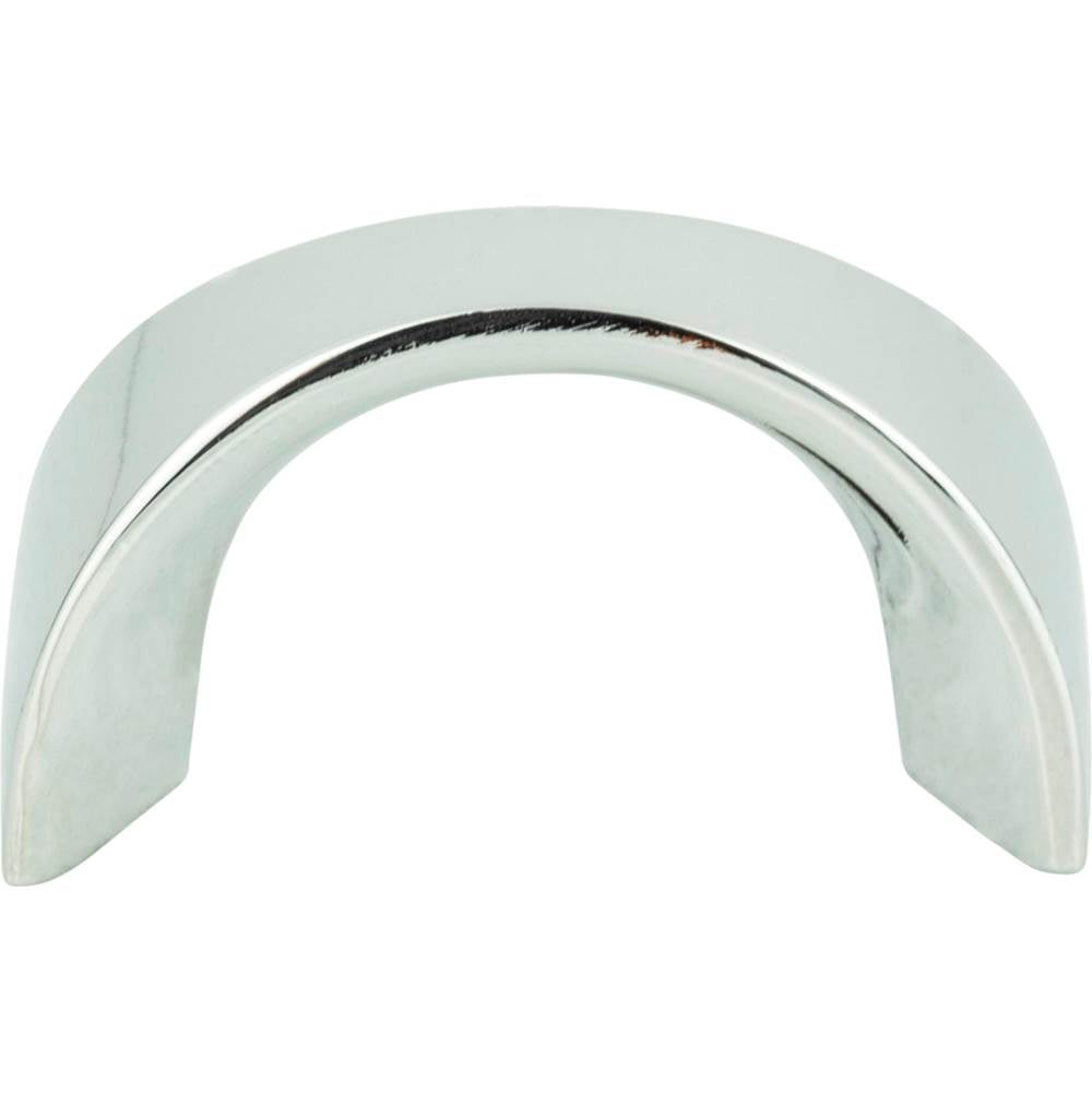 Atlas - Sleek Knob 1 1/4 Inch (c-c) Polished Chrome - Polished Chrome