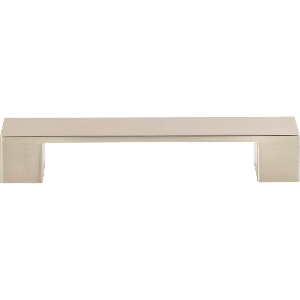 Atlas - Wide Square Pull 5 1/16 Inch (c-c) Brushed Nickel - Brushed Nickel