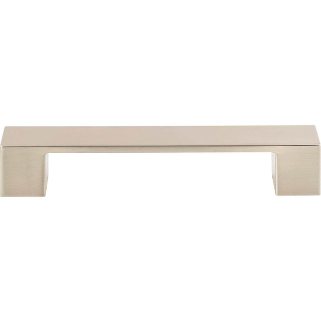 Atlas - Wide Square Pull 5 1/16 Inch (c-c) Brushed Nickel - Brushed Nickel