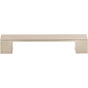 Atlas - Wide Square Pull 5 1/16 Inch (c-c) Brushed Nickel - Brushed Nickel