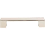 Atlas - Wide Square Pull 5 1/16 Inch (c-c) Polished Nickel - Polished Nickel