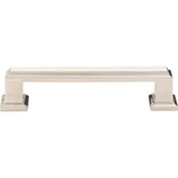 Atlas - Sutton Place Pull 3 3/4 Inch (c-c) Polished Nickel - Polished Nickel