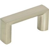 Tableau Squared Pull 1 7/16 Inch (c-c) Brushed Nickel