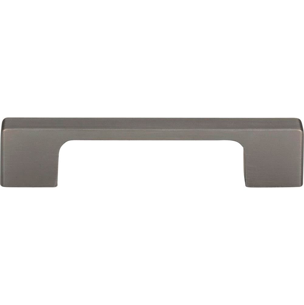 Atlas - Thin Square Pull 3 3/4 Inch (c-c) Slate - Slate