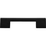 Atlas - Thin Square Pull 5 1/16 Inch (c-c) Matte Black - Matte Black