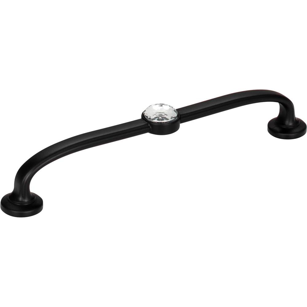 Legacy Crystal Bracelet Pull 5 1/16 Inch (c-c) Matte Black
