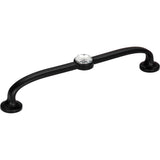 Legacy Crystal Bracelet Pull 5 1/16 Inch (c-c) Matte Black