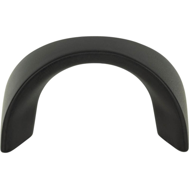 Atlas - Sleek Knob 1 1/4 Inch (c-c) Matte Black - Matte Black