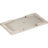 Campaign L-Bracket Backplate 3 11/16 Inch Brushed Nickel