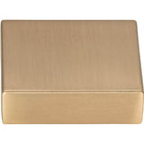Atlas - Thin Square Knob 1 1/4 Inch Champagne - Champagne