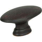 Egg Knob 1 1/2 Inch Brushed Nickel