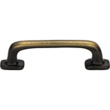 Atlas - Distressed Pull 3 Inch (c-c) Antique Bronze - Antique Bronze