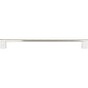 Atlas - Round 3 Point Pull 12 5/8 Inch (c-c) Polished Stainless Steel - Polished Stainless Steel