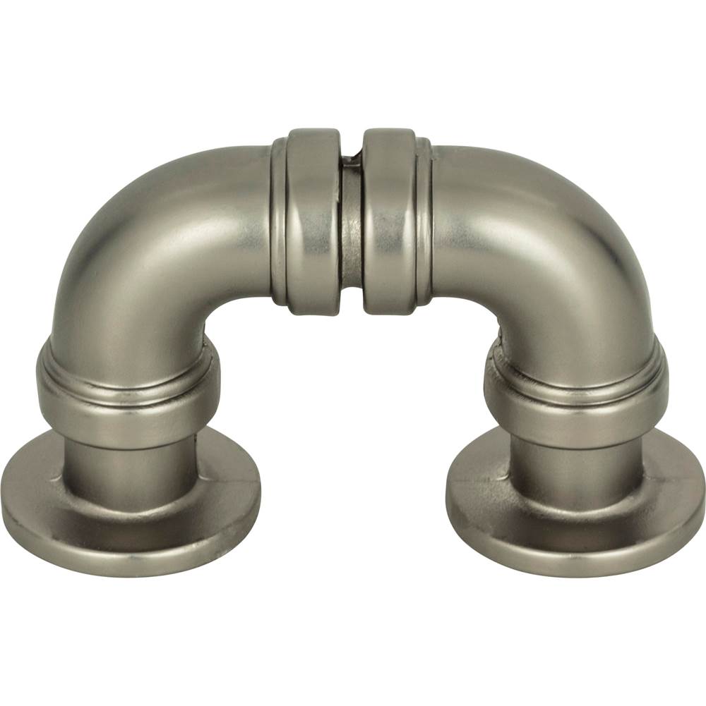 Atlas - Steam Punk Finger Pull 1 5/16 Inch (c-c) Graphite - Graphite