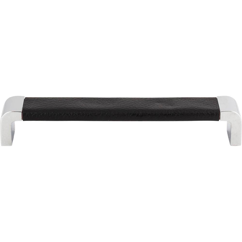 Atlas - Paradigm Pull 6 5/16 Inch (c-c) CH and Black Leather - Polished Chrome,Black Leather